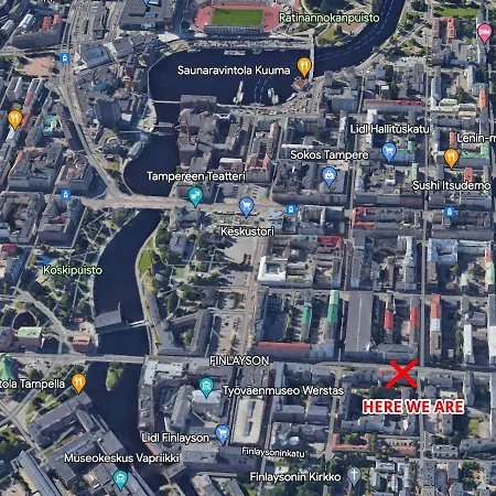 Naesinkulma Aprt With Sauna, Free 5g Wifi, Downtown Appartement Tampere
